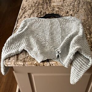 Cozy Knit Women's Sweater in Light blue